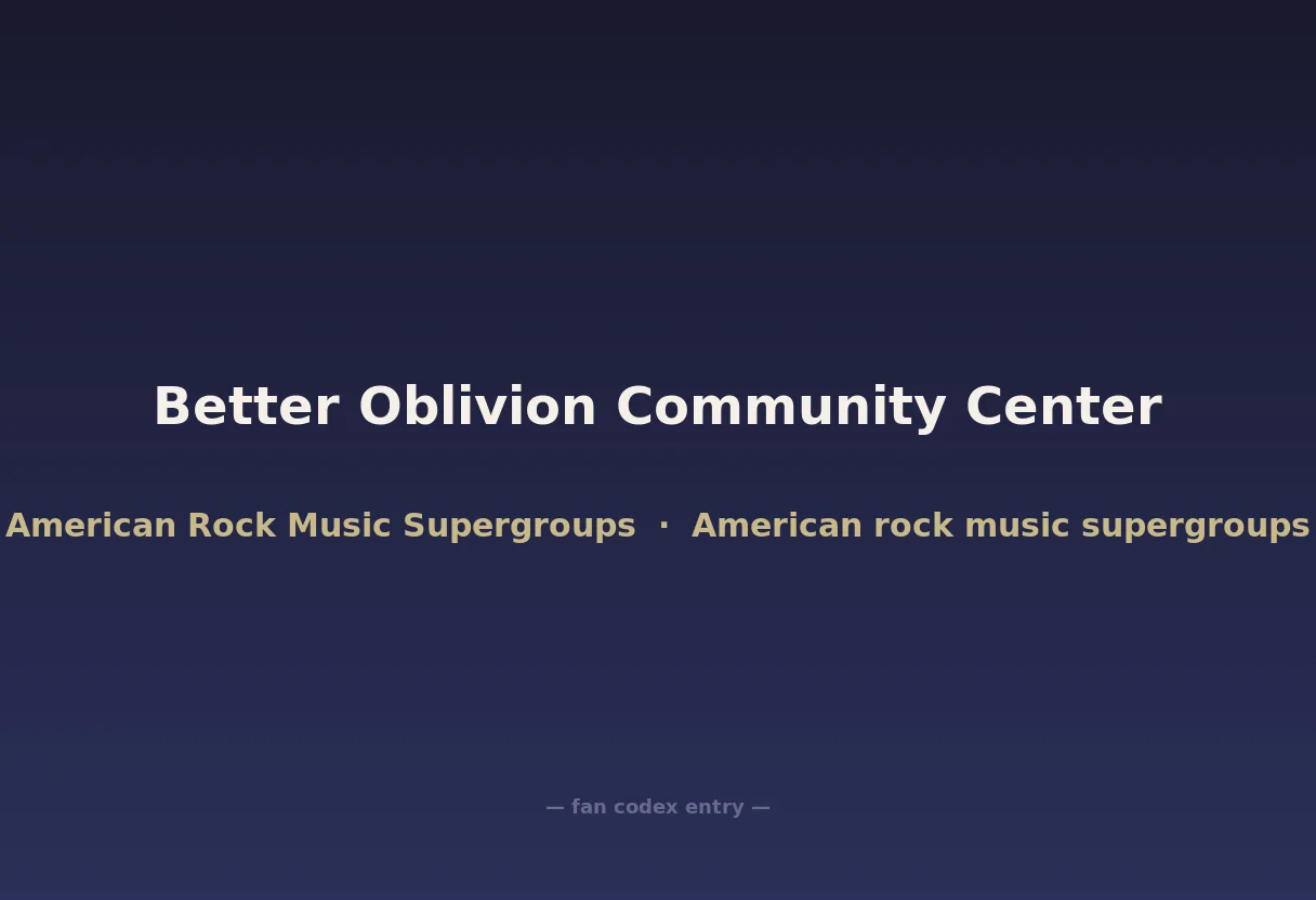 Better Oblivion Community Center